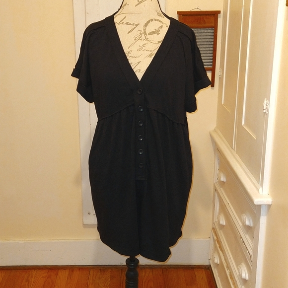 Miou Muse Other - NWT Miou Muse solid black romper Sz XL